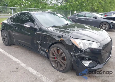 2015 Hyundai Genesis 3.8 R-Spec из США, поврежденный, VIN KMHHU6KJ7FU126210